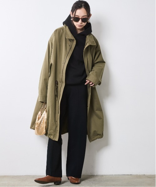 CHIC STYLE（シックスタイル）の「ニットパーカー ＜大きいサイズ有＞シックスタイル（パーカー・レディース・グレー/ブルー/ブラック・5L/4L/3L/LL/L/M）」の11枚目の写真