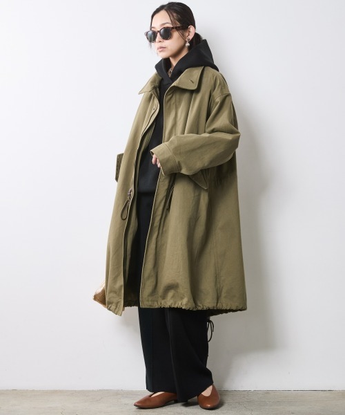 CHIC STYLE（シックスタイル）の「ニットパーカー ＜大きいサイズ有＞シックスタイル（パーカー・レディース・グレー/ブルー/ブラック・5L/4L/3L/LL/L/M）」の12枚目の写真