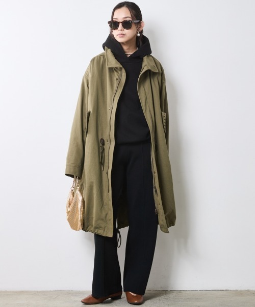 CHIC STYLE（シックスタイル）の「ニットパーカー ＜大きいサイズ有＞シックスタイル（パーカー・レディース・グレー/ブルー/ブラック・5L/4L/3L/LL/L/M）」の13枚目の写真