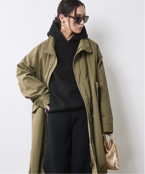 CHIC STYLE（シックスタイル）の「ニットパーカー ＜大きいサイズ有＞シックスタイル（パーカー・レディース・グレー/ブルー/ブラック・5L/4L/3L/LL/L/M）」の14枚目の写真