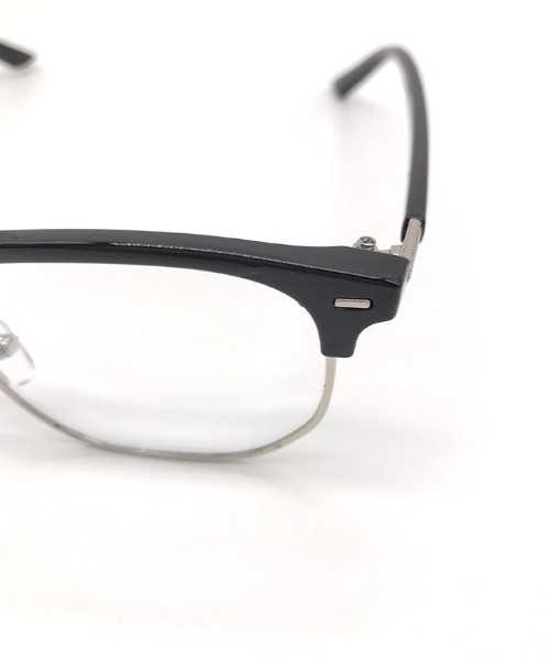 Futier land（フューティアランド）の「スクエアハーフリム眼鏡/ユニセックス/ブルーライトカット（メガネ・レディース・グレー/ブラック・FREE）」の10枚目の写真