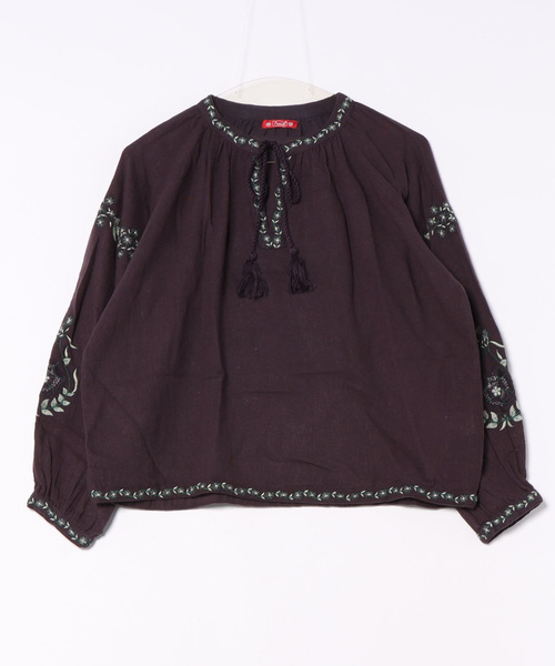 【チャイハネ】アローキ花刺繍トップス（その他トップス）｜チャイハネ（チャイハネ）