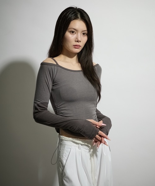 forme オフショルダー トップOFF SHOULDER TOP 東原亜希 東原亜希 FORME 2025 SPRING OFF SHOULDER TOP