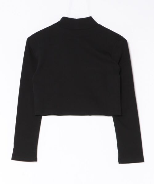 Judin(ジュディン)の「basic ハイネックロンT【JD】(Tシャツ/カットソー・レディース・ホワイト/ブラック・ONE SIZE/SHORT)」の3枚目の写真