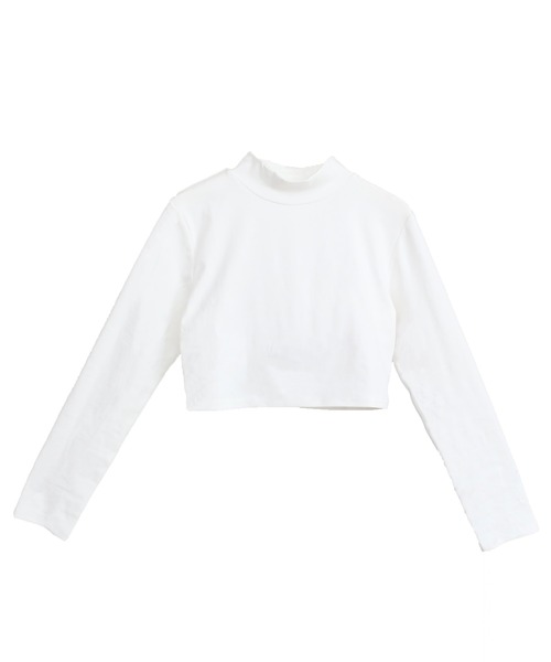 Judin(ジュディン)の「basic ハイネックロンT【JD】(Tシャツ/カットソー・レディース・ホワイト/ブラック・ONE SIZE/SHORT)」の8枚目の写真