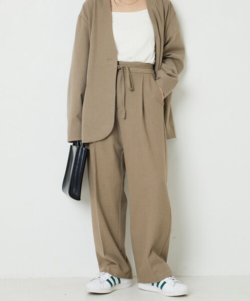 セール】限定展開 ウエスト リボン ストレート パンツ（その他パンツ