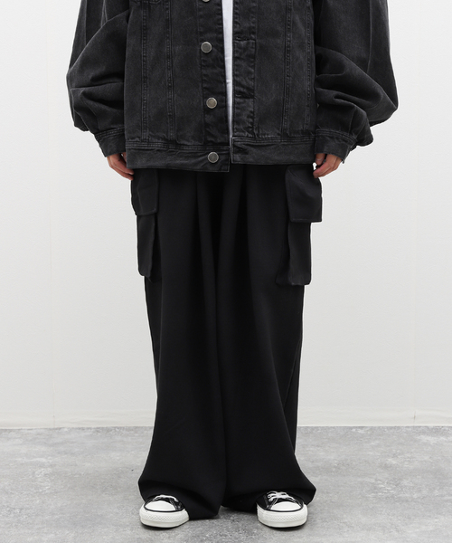 パンツ CARGO KNIT PANTS /INTODUSK セール】【INTODUSK / イントゥダスク】CARGO KNIT PANTS
