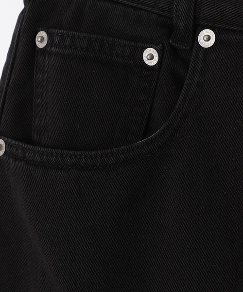MM6 Maison Margiela（ｴﾑｴﾑｼｯｸｽ ﾒｿﾞﾝ ﾏﾙｼﾞｪﾗ）の「MM6 MAISON MARGIELA / エムエムシックス メゾンマルジェラ：Long Skirt：S62MI0016-S30653[ANN]（デニムスカート・レディース・ブラック・36）」の9枚目の写真