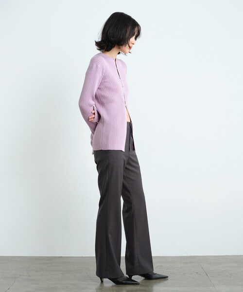 CODE A（コードエー）の「gabardine semi flare pants（その他パンツ・レディース・ブラック/グレー・36/38/34）」の14枚目の写真