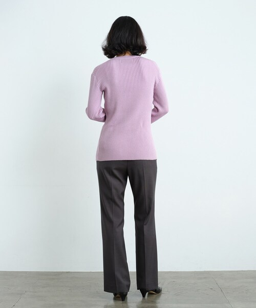 CODE A（コードエー）の「gabardine semi flare pants（その他パンツ・レディース・ブラック/グレー・36/38/34）」の15枚目の写真