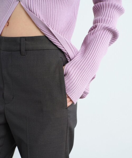 CODE A（コードエー）の「gabardine semi flare pants（その他パンツ・レディース・ブラック/グレー・36/38/34）」の16枚目の写真