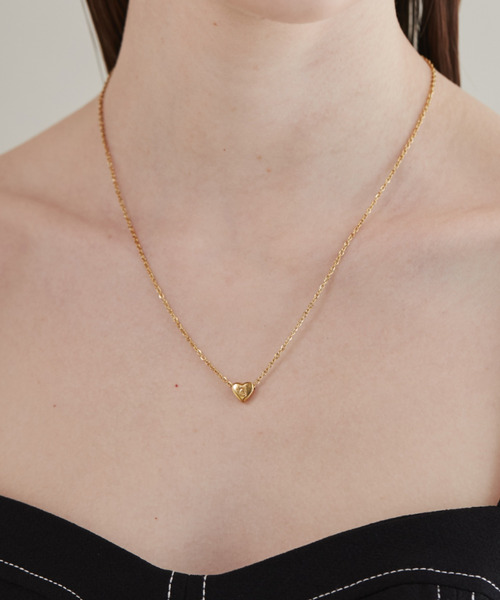 DEEP♡ Kネックレス 景聖 KEISEI 希少レア セール】【 金属アレルギー対応 】 イニシャルハートネックレス