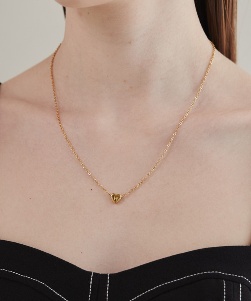 名入れ♡ハート キラキラ 誕生石✨ネックレス イニシャル シルバー925も可能 ダイヤモンド＆誕生石 ハートシルバーネックレス flame of heart