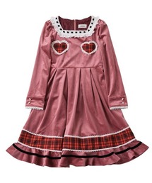 Pretty Heartsベロアワンピース