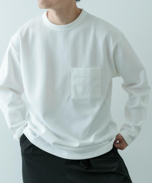 ITEMS URBANRESEARCH（アイテムズ アーバンリサーチ）の「発熱機能 クルーネックカットソー（Tシャツ/カットソー・メンズ・モカ/ホワイト/ブラック/その他1・LARGE/MEDIUM/SMALL）」の22枚目の写真