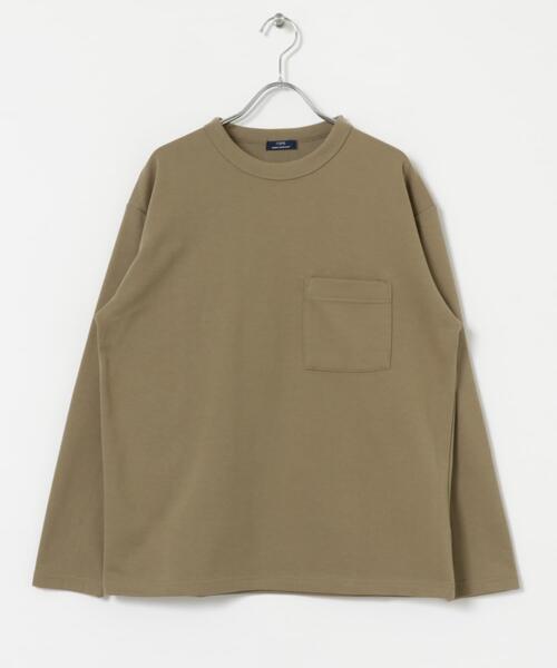 ITEMS URBANRESEARCH（アイテムズ アーバンリサーチ）の「発熱機能 クルーネックカットソー（Tシャツ/カットソー・メンズ・モカ/ホワイト/ブラック/その他1・LARGE/MEDIUM/SMALL）」の6枚目の写真