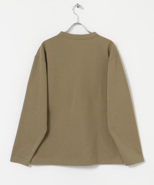 ITEMS URBANRESEARCH（アイテムズ アーバンリサーチ）の「発熱機能 クルーネックカットソー（Tシャツ/カットソー・メンズ・モカ/ホワイト/ブラック/その他1・LARGE/MEDIUM/SMALL）」の8枚目の写真