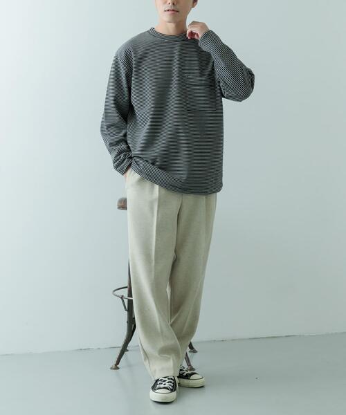 ITEMS URBANRESEARCH（アイテムズ アーバンリサーチ）の「発熱機能 クルーネックカットソー（Tシャツ/カットソー・メンズ・モカ/ホワイト/ブラック/その他1・LARGE/MEDIUM/SMALL）」の15枚目の写真