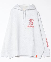【TonyTaizsun/トニータイズサン】Tony’s Ice Cream Hoodie　袖プリント　バックプリント　プルオーバーパーカー