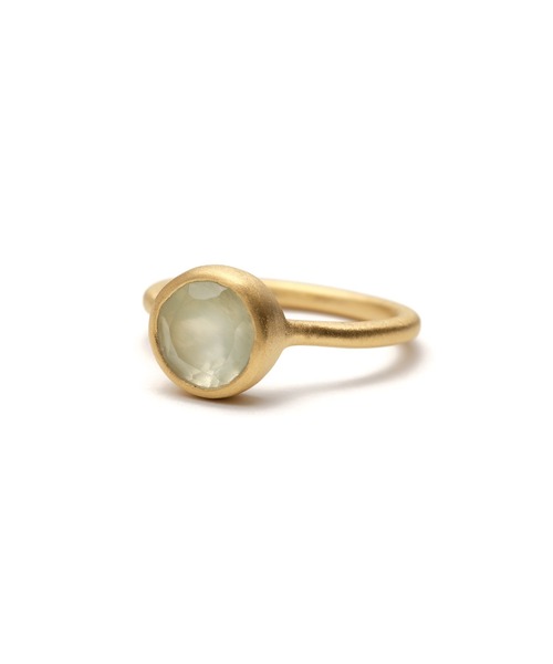 S925 SINGLE STONE MATT RING -PREHNITE-（リング）｜TOME JEWELRY（トームジュエリー）