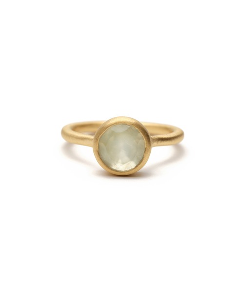 S925 SINGLE STONE MATT RING -PREHNITE-（リング）｜TOME JEWELRY（トームジュエリー）