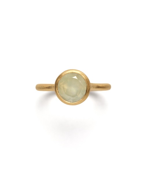 S925 SINGLE STONE MATT RING -PREHNITE-（リング）｜TOME JEWELRY（トームジュエリー）