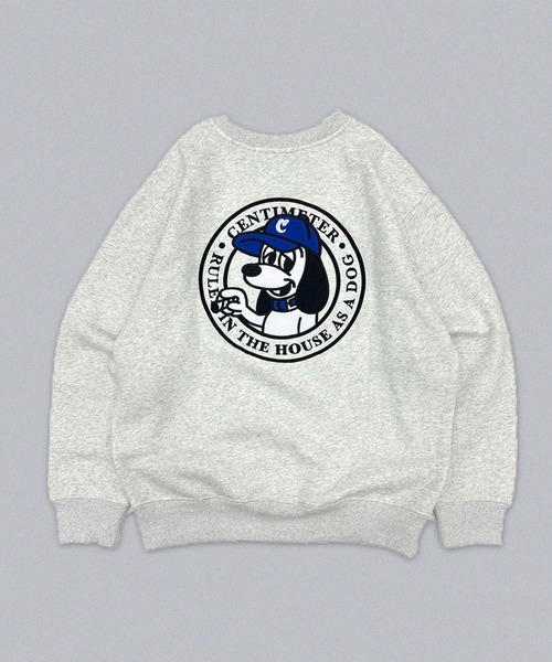 centimeter(センチメーター)の「circle logo sweat(スウェット・メンズ・杢グレー/ブラック/アイボリー・MEDIUM/LARGE/X-LARGE)」の3枚目の写真