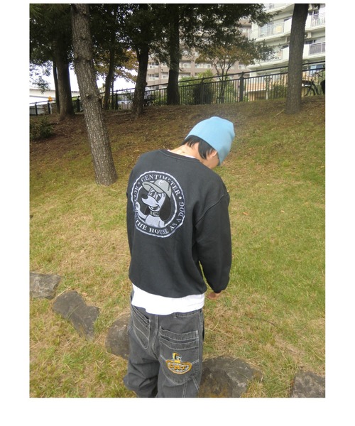 centimeter(センチメーター)の「circle logo sweat(スウェット・メンズ・杢グレー/ブラック/アイボリー・MEDIUM/LARGE/X-LARGE)」の20枚目の写真