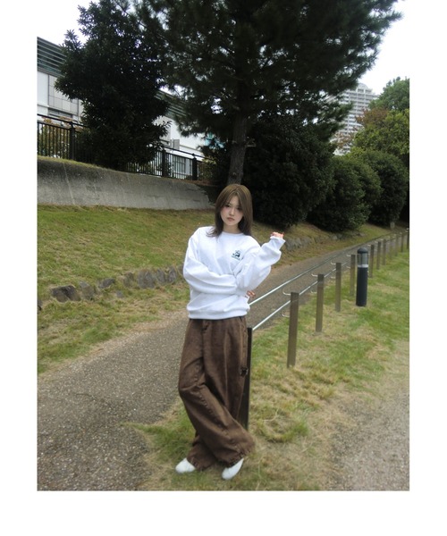 centimeter(センチメーター)の「circle logo sweat(スウェット・メンズ・杢グレー/ブラック/アイボリー・MEDIUM/LARGE/X-LARGE)」の9枚目の写真
