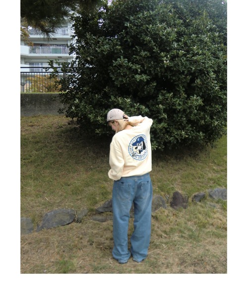 centimeter(センチメーター)の「circle logo sweat(スウェット・メンズ・杢グレー/ブラック/アイボリー・MEDIUM/LARGE/X-LARGE)」の6枚目の写真
