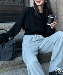 shameless | シンプルクロップド丈スウェット(スウェット)
