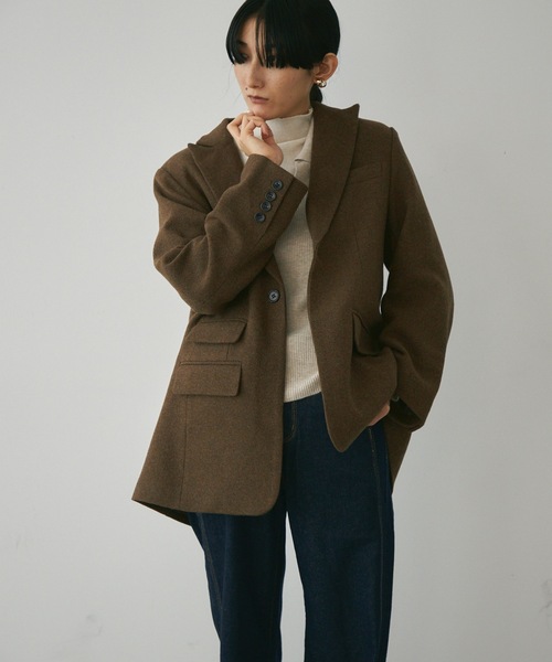 Lutim by u(ルチバイユー)の「ハイウエスト・ワイドストレートデニムパンツ(デニムパンツ・レディース・インディゴブルー/ネイビー・SMALL/MEDIUM)」の5枚目の写真