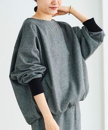 le.coeur blanc | チェックジャージードルマンプルオーバー(Tシャツ/カットソー)