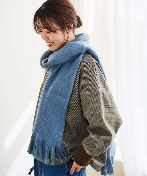 le.coeur blanc（ルクールブラン）の「チェックジャージードルマンプルオーバー（Tシャツ/カットソー・レディース・ブラウン系その他2/ブラック系その他・38）」の20枚目の写真