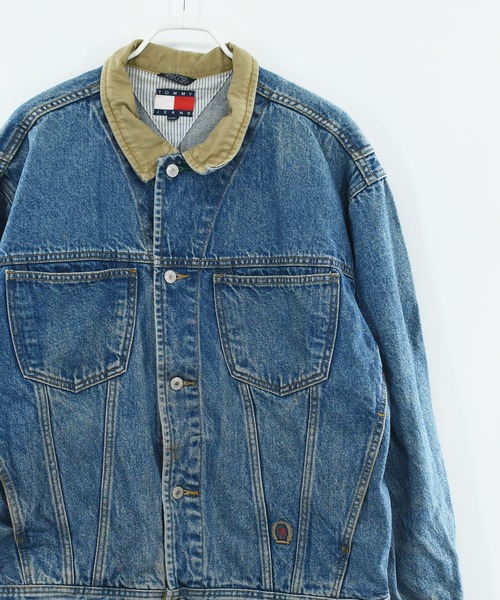 【ヴィンテージ古着】80-90’s TOMMY HILFIGER デニムジャケット