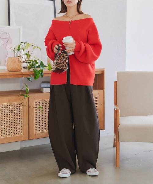 ■美品ZIMMERMANN【定価13】総レースダブルタッククロップドバレルパンツ □美品ZIMMERMANN【定価13】総レースダブルタッククロップド