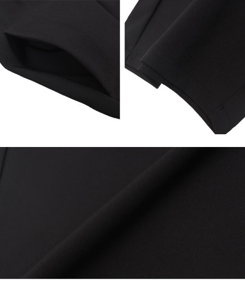 KOBE LETTUCE（コウベレタス）の「ダブルタックバレルレッグカーブパンツ（スラックス・レディース・ピンク/ダークブラウン/ブラック・M）」の11枚目の写真