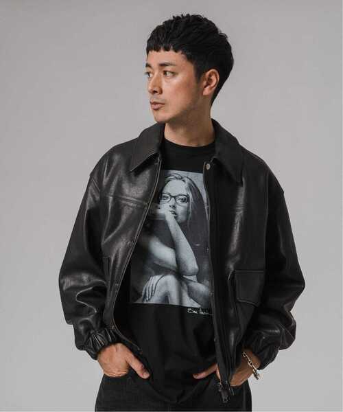 EDIFICE 革ジャン A2 LEATHER SHORT BZ エディフィス EDIFICE 《再》A2 レザーショートブルゾン
