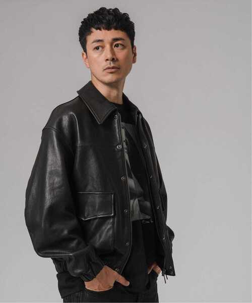 EDIFICE（エディフィス）の「《再入荷》A2 レザーショートブルゾン