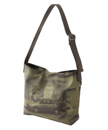 X-girl(GbNXK[)PHOTOGRAPHY FAUX LEATHER SHOULDER BAG(V_[obO)