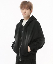 【新品】　WESTBOY ウエストボーイ　ワイドショート ダブルジップパーカー WESTBOY パーカー ワイドショート ダブルジップパーカー 重ね着