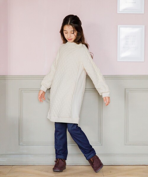 【110-140㎝】ダイヤキルト ワンピース（ワンピース）｜組曲（クミキョク）