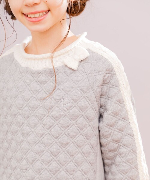 【110-140㎝】ダイヤキルト ワンピース（ワンピース）｜組曲（クミキョク）