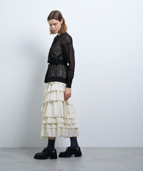 超美品ほぼ未使用　ランバンコレクションサマーカーディガン　38 超美品ほぼ未使用 ランバンコレクションサマーカーディガン 38