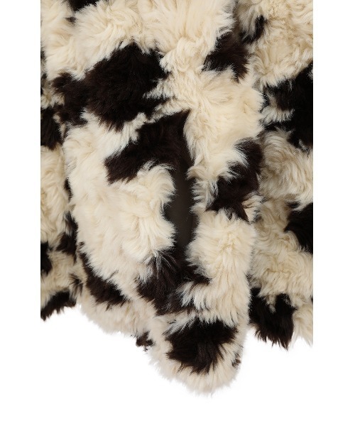 CLANE カウボアブルゾン COW BOA BLOUSON 4 CLANE - 牛柄ボアブルゾン - COW BOA BLOUSON | ADDICT WEB SHOP