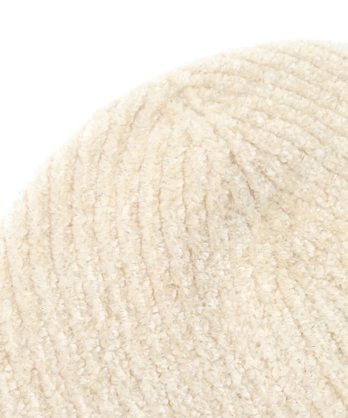 Green　Parks（グリーンパークス）の「・ラメニットキャップ（ニットキャップ/ビーニー・レディース・ボルドー/チャコールグレー/アイボリー/ブラック・FREE）」の9枚目の写真