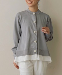 Sono（ソーノ）の「【新作 2/13発売】【SONO/ソーノ】オーナメントパール　ムショワールカーディガン（ニット/セーター）」