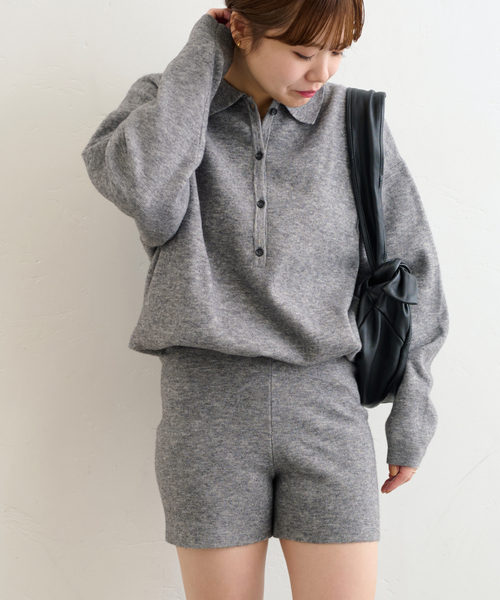 【美品】Spick＆Span付け襟バンドカラードットストライプ2wayブラウス黒 ストライプベアオールインワン（つなぎ/オールインワン）｜Spick