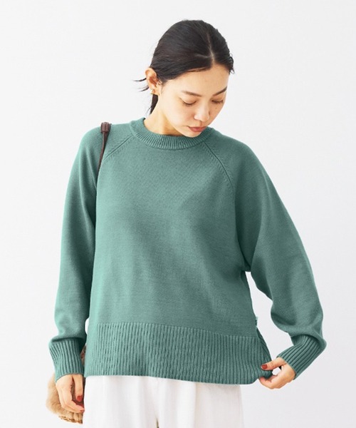 and myera(アンド マイラ)の「and myera 肌ざわりのいいニットセーター(ニット/セーター・レディース・ピンク/グリーン系その他/グレー・L/M/S/LL)」の3枚目の写真