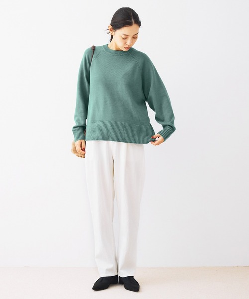 and myera(アンド マイラ)の「and myera 肌ざわりのいいニットセーター(ニット/セーター・レディース・ピンク/グリーン系その他/グレー・L/M/S/LL)」の10枚目の写真